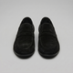 Men's penny loafers with rounded toes and slip-on design
