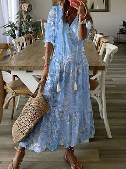 Solara - Boho A-line Dress