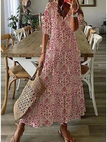 Solara - Boho A-line Dress