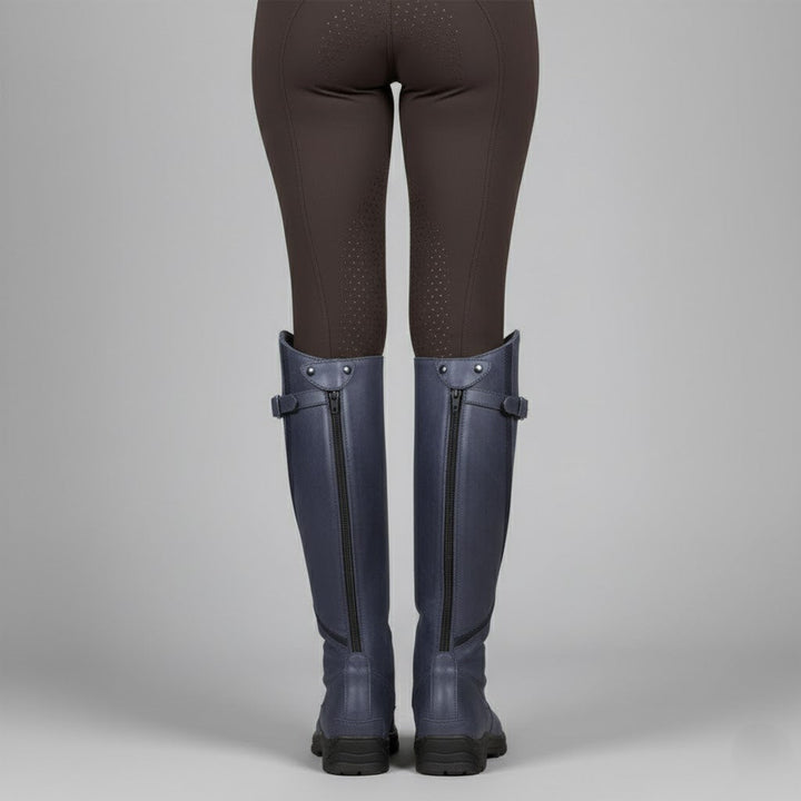Women's Leather Riding Boots – Supportive Comfort Knee-High Outdoor Boots 6