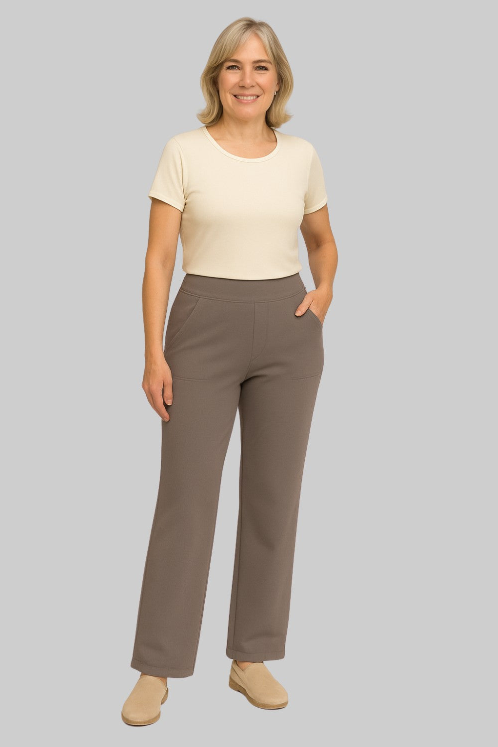 Judith Pull On Stretch Trousers