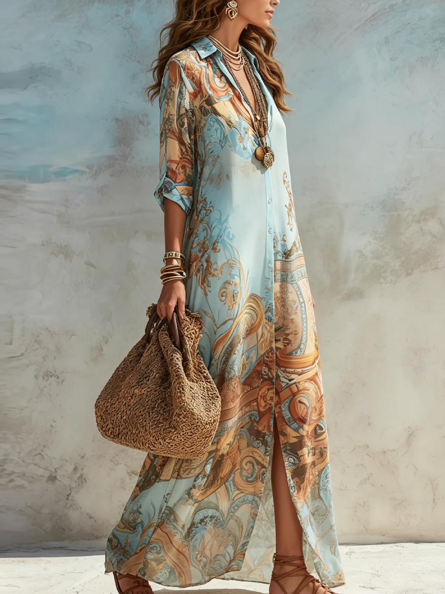 Wren - Flowing summer maxi dress